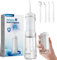 Jet Dentaire Hydropulseur Dentaire Portable, 5 Modes, Réservoir 180ml, IPX7 Étanche, Jet Dentaire de Voyage, Mini Water Flosser pour Maison et Déplacements