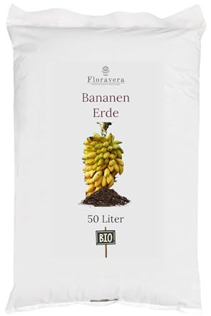 Floravera Premium Bio Bananenerde Pflanzerde 50 Liter (50 Liter)