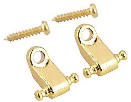 Tenlacum Roller String Tree String Retainer Mounting Tree Guide for Electric Guitar Parts Silver
