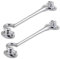 XFORT® 100mm Chrome Cabin Hook and Eye Latch, Door and Gate Latches