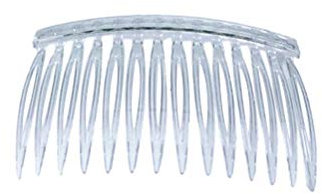 Lurrose Lot de 10 pinces à cheveux en plastique transparent pour femmes et femmes