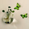 Vase hydroponique en verre à suspendre au mur pour terrarium