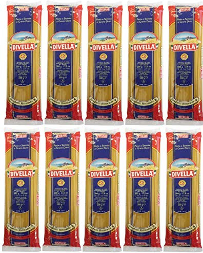 Nudeln, Pasta Divella Spaghetti Ristorante 8 (10 X 500g) - Vorratspaket