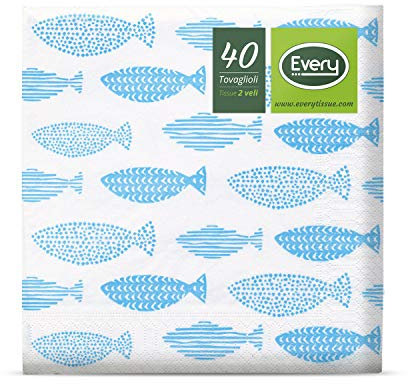 Every Servilleta de Papel Multicolor Grande 40 Unidades