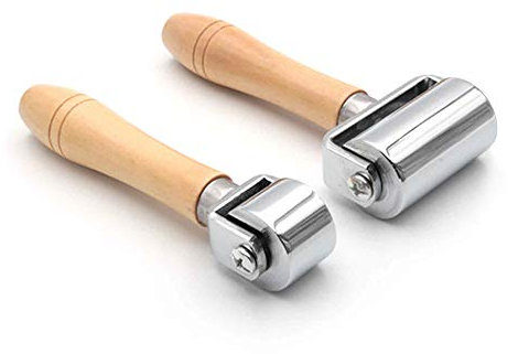 Alladaga Laminierwalze, 6 cm + 2,5 cm, Silber, 2 Rollen