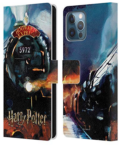 Head Case Designs Officially Licensed Harry Potter Hogwarts Express Prisoner Of Azkaban II Leather Wallet Case Compatible With Apple iPhone 12 Pro Max