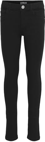 Only KONRAIN REG Skinny Jeans CRY6060 Noos, Negro, 146 para Niñas