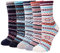 YSense Snug 5 Paar Wollsocken Damen, Warme Socken Damen, Thermosocken, Dicke Socken für den Winter