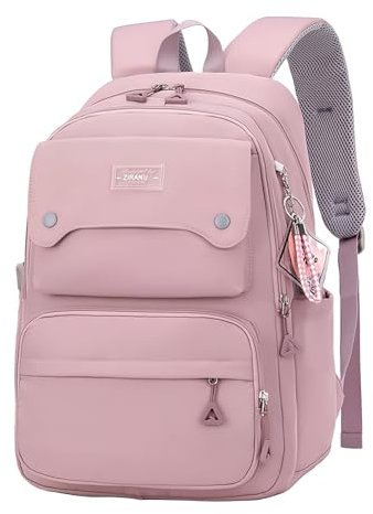 Einfarbige Mädchen-Rucksäcke für die Schule, Grundschultasche, Schultaschen für Teenager, Mädchen, lässiger Tagesrucksack, B-lila, B, Casual