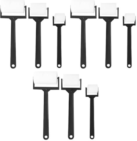 TEHAUX Lot de 3 kits de peinture pour enfants, pinceaux en mousse pour enfants, pinceaux en mousse pour enfants ronds et petits fournitures de peinture EVA