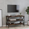 GuyAna TV-Schrank Räuchereiche 80x40x50 cm Holzwerkstoff Fernseher Schrank Eckkommode FüR Tv HiFi Schrank