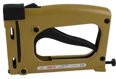 Nagelpistol, manuell Brad Nailer HM515, manuell nagelpistol för möbler, klädsel, häftapparat, nagelpistol, effektjustering, häftpistol