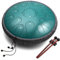 TMPZ Zungentrommel,Steel Tongue Drum 14 Zoll 36cm 15 Töne C-Dur Stahlzungentrommel Klangtrommel Handpan für Anfänger Erwachsene und Kinder,mit Notenblättern für Meditation,Yoga und Klangheilung