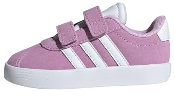 adidas Kids VL Court 3.0 Shoes Leather Upper Purple 6K