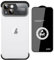 aidvaia Frameless Phone Case Compatible with iPhone 15 Case, Acrylic Large Window Camera Lens Protector,TPU Silicone Minimalist Protective Case Black.