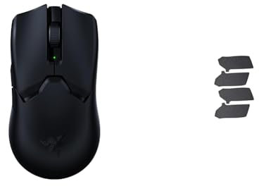 Razer Viper V2 Pro - 58g Ultraleichte Kabellose Esports-Gaming-Maus & Mouse Grip Tape Viper + Viper Ultimate (rutschfest, Selbstklebend, Vorgeschnitten)
