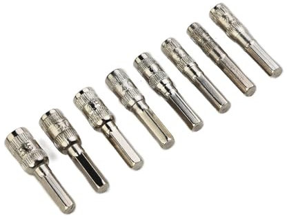 ZHLWei Lot de 8 douilles hexagonales PH2.0 2,5 mm, 3 mm, 3,5 mm, 4 mm, 4,5 mm, 5 mm, 5,5 mm, H4, douilles à tige hexagonale, jeu de tournevis à écrou, outils à main