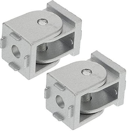 Gatuida 2stücke Zinklegierung Flexibles Gelenkverbinder Für Aluminiumprofil Scharnier Verbindungsstück Einstellbarer Winkelverbinder Langlebig Einfach Zu Montieren Ersatzteil Für Aluprofil