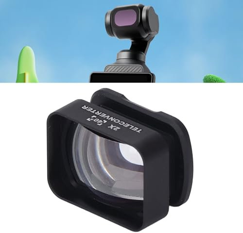 2X Magnification Telephoto Lens for 3 Camera, 2X Zoom Lens, Long Distance Photography, HD Coating, Compatible with Osmo 3