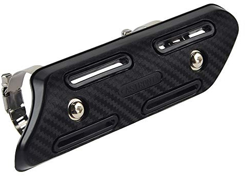 NICECNC Universal-Auspuff-Hitzeschild, für Motorrad-Auspuff, Hitzeschild, Compatible with SXF EXCF SMR 250 350 450 500 Husq FC FE 250 350 450 501 Husa-FE 250 350 450 501, Siehe Passform