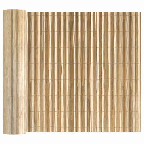 vidaXL Bambuszaun Natur 600 x 125 cm Bambus, Garten & Terrasse, rustikaler Bambuszaun, leichtes Sichtschutz, Beiger Raumteiler, umweltfreundliches Element