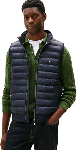 Tommy Hilfiger Herren Mix Media ESS RWB Vest Mw0mw41441 Andere Sweatshirts (1er Pack)