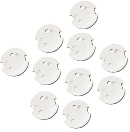 Yardwe 10stücke Steckdosenabdeckungen Aus Abs Steckdosen-abs-abdeckung Sicherer Kindersicherer Steckdosenschutz Für Französische Spezialsteckdosen Schutz Vor Stromschlägen Langlebiges Mat
