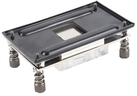 aqxreight Blocco di Raffreddamento CPU per Prese AM2 AM3 AM4 FM2+ Base in Rame con Waterblock di Raffreddamento a Liquido per PC Ad Alte Prestazioni
