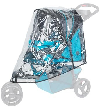 PETIQUE PVC-Regenschutz für Haustier-Buggy, transparent, Einheitsgröße