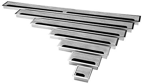 Edelstahl Kabeldurchführung in 7 Längen von 80-1000mm Breite 80mm (80x80mm)