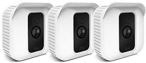 CASEBOT Silikon Hülle für Blink XT2 / XT Kamera - (3er Set) weiche Leichte Dünne Kratzfeste Silikon Abdeckungen Skins Schutzhülle für Blink XT / XT2 Videoüberwachung Kamera, Weiß