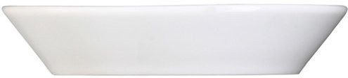 Arzberg 4 Stück Weiss Kaffee-Untertasse 49700-800001-14741 und 4x Set EKM Living Edelstahl Strohhalme