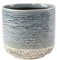 Ivyline Blumentopf, Keramik, Denim, 14 cm