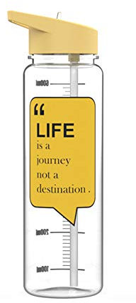 Water Bottle With Straw Gym Bottle Girls Drink Bottles For Adults Sports Drinks Bottles Waterbottles Leak Proof Sports Bottle Water Bottle yellow,720ml