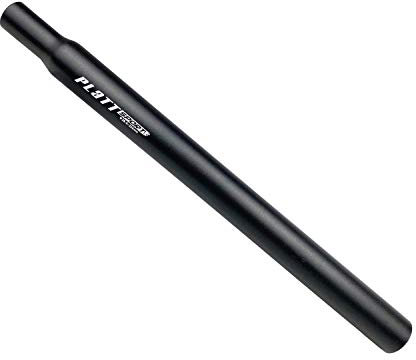 PLATT Fahrrad Sattelstütze Aluminiumlegierung MTB Sattelstütze 27,2 350mm,Schwarz