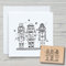 NEWSTAMPS Stempel 3 Nussknacker Motivstempel aus Holz & Gummi zum Karten und Geschenke basteln, Holzstempel für Weihnachten, Weihnachtskarte, Advent, Scrapbook, Textilstempel, Deko, Freunde