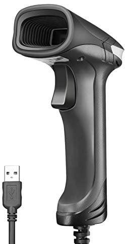Eyoyo USB QR 2D Barcode Scanner, Handheld Wired Bar Code Reader PDF417 Data Matrix for Mobile Payment, Pos System, Supermarket Inventory Management, Plug and Play, Extra Long USB Cable