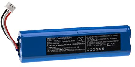 vhbw Akku kompatibel mit Ecovacs Deebot Ozmo 900, 901, 905, 937 Staubsauger Home Cleaner Heimroboter (3400mAh, 14,4V, Li-Ion)