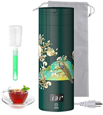 Ann Katy Portable Electric Kettle,Travel Electric Tea Kettle,with 4 Variable Presets, Stainless Steel Personal Hot Water Boiler,Mini Kettle Automatic Shut Off, Travel and Coffee Gift Women
