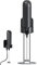 IraXpro Mousseur à Lait Électrique Rechargeable USB,avec Fouet en Acier Inoxydable,Support de Montage Mural 2 en 1,14000 RPM,Pour Café,Latte,Cappuccino,Chocolat Chaud(Noir-Rechargeable)