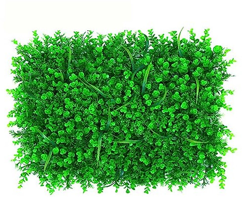 Lot de 12 panneaux muraux de plantes artificielles, 61 x 40,6 cm, panneaux muraux en fausse herbe pour toile de fond, mur de jardin et décoration murale d'intérieur et d'extérieur (couleur 3, 12)