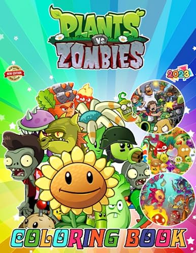 Pla.nts Zom.bies Colouring Book Music Band for Fan Men Teen Women Kid: Coloring Books For Kids Teens and Adults With 50+ Easy Simple Colouring Pages ... for Any Occasion in Work Office, Home, School