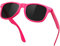 KANASTAL Fuchsia Sunglasses Womens Polarised Mens Square Pink Ladies Classic Vintage Retro Beach Vacation Urban Fashion UV400 Protection - Fuchsia Frame Black Lens