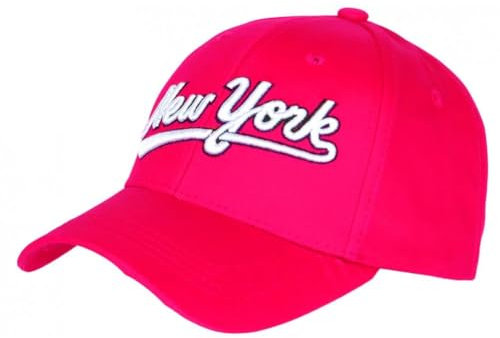 Hip Hop Honour Berretto NY Rosa Lampone Retro Classe in Cotone Bronxa Baseball - Uomo, Rosa, taglia unica