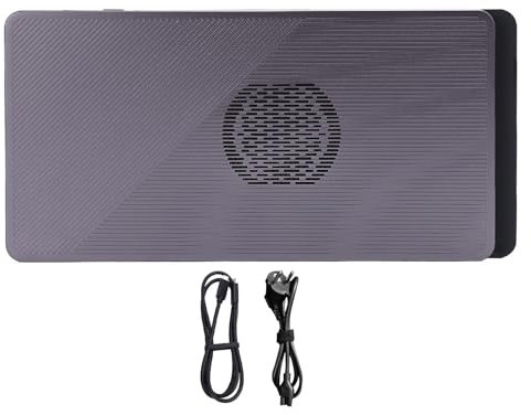 GPD G1 Grafikkartendock, USB4 Externe GPU-Dockstation, PD 65W Ladeunterstützung, HDMI2.1, 2X DisplayPort 1.4a, 3X USB3.2, für Radeon RX 7600M 8GB GDDR6 XT Oculink (EU-Stecker)