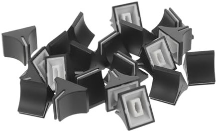 SHOWERORO 30stücke Schieberkappen Für Mixer Faderkappen Mischpult Zubehör Ersatz Faderknöpfe Für Konsolenmischer Schieber Faderkappenersatz Potentiometerknopf Ersatz Faderknopf Für Audio Set