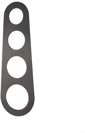 Affidabile strumento di misurazione per spaghetti in acciaio inox, porzioni accurate per pasti, colore: nero