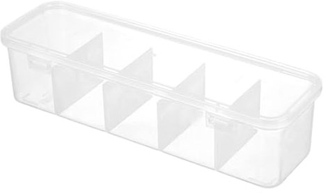 Ladekabel-Aufbewahrungs-Organizer, Schreibtischschublade, Schreibwaren-Box, stapelbare Schreibtischschublade, Zubehörbox mit 10 Fächern für Büroklammern, Heftklammern