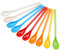 10 Pezzi Cucchiaini Lunghi Colorati in Plastica, 19 cm Cucchiaino Lungo in Melamina, Cucchiai per Uova in Plastica, Cucchiaio da Yogurt, Caffè e Dolce