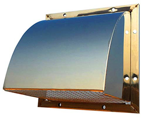 QHLMLL Rejilla de ventilación Cuadrada para Interior y Exterior, Rejilla de ventilación de Acero Inoxidable 304